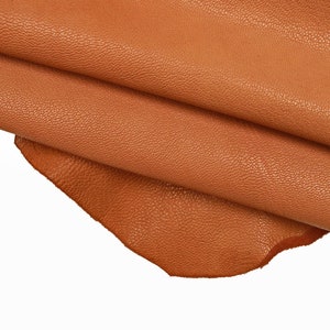 PELLE cuoio concia al VEGETALE, capra sportiva con grana, pellame vintage morbido B14721-VT La Garzarara