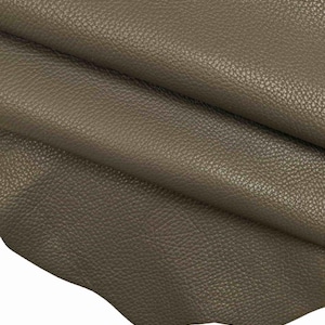 PELLAME GRIGIO stampa grana dollaro, vitello semi lucido, sportivo, pelle morbida 1.2 - 1.4 mm per artiginato B17581-TU La Garzarara