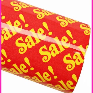 Pelle UNICA rossa e gialla, vitello verniciato rosso e giallo con scritte, pellame lucido con stampa originale B16311-ST La Garzarara