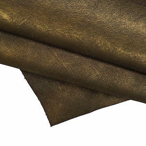 Pellame SPORTIVO con grana, capra effetto vintage con chiaro scuri, pelle laminata effetto invecchiati, 1.3 - 1.5 mm B16386-VT La Garzarara
