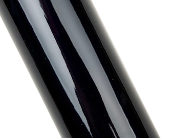 Night blue PEARLIZED PATENT leather hide, glossy soft cowhide, elegant solid color calfskin for crafters B17911-TU La Garzarara