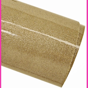 Pelle verniciata beige con glitter platino, pellame metallizzato con brillantini, vitello lucido rigido b14885-mt