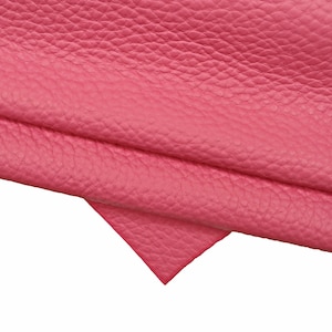 Pellame rosa/fuxia tinta unita stampato, vitello con grana dollaro grande, pelle gialla morbida sportiva 1.6 - 1.7 mm  B15070-TU