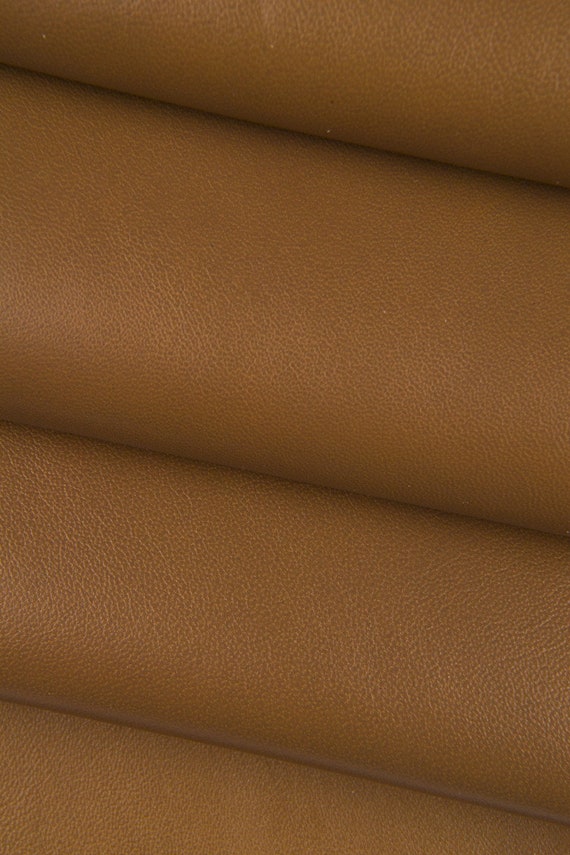 SOFT Lambskin Sheepskin Leather Hide – Natural Cream Beige Brown