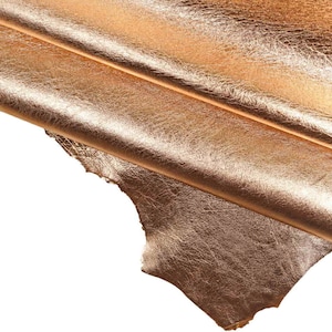 PELLAMI LAMINATI morbidi rosa verde rosso lilla -pelle lucida stropicciato - cuoio di capra metallizata  B13661-MT La Garzarara