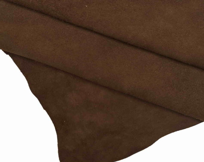 Thin suede leather skins, colored texture suede hides B13647-TU La Garzarara