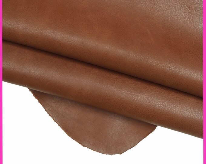 Burgundy VINTAGE leather hide, pull up calfskin with light pebble grain effect, soft sporty semi glossy cowhide B15670-VT La Garzarara