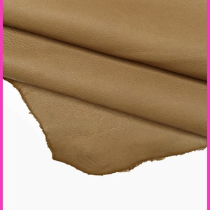 Pelle morbidissima di vitellino colore TAUPE, pellame naturale con grana grigio, look sportivo B14498-TU La Garzarara