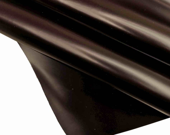 Burgundy white matte cowhide leather hides - rigid classic CALFSKIN  B13399-TU La Garzarara