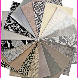 Stock di 12 PEZZI MISTI sui toni del beige e del platino tinta unita, laminati e stampati, 15 x 12 cm B14452-PZ La Garzarara