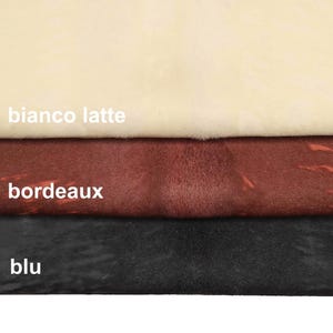 Pelle vintage di color bianco latte, bordeaux, blu, cavallino effetto consumato, pellame sportivo b13602-cv