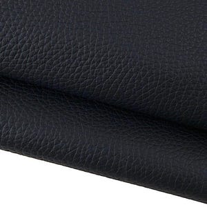 Pellame nero GRANA dollaro grande, vitello sportivo morbido, pelle nera semi lucida alto spessore 1.8 - 2.0 mm B17241-TB La Garzarara