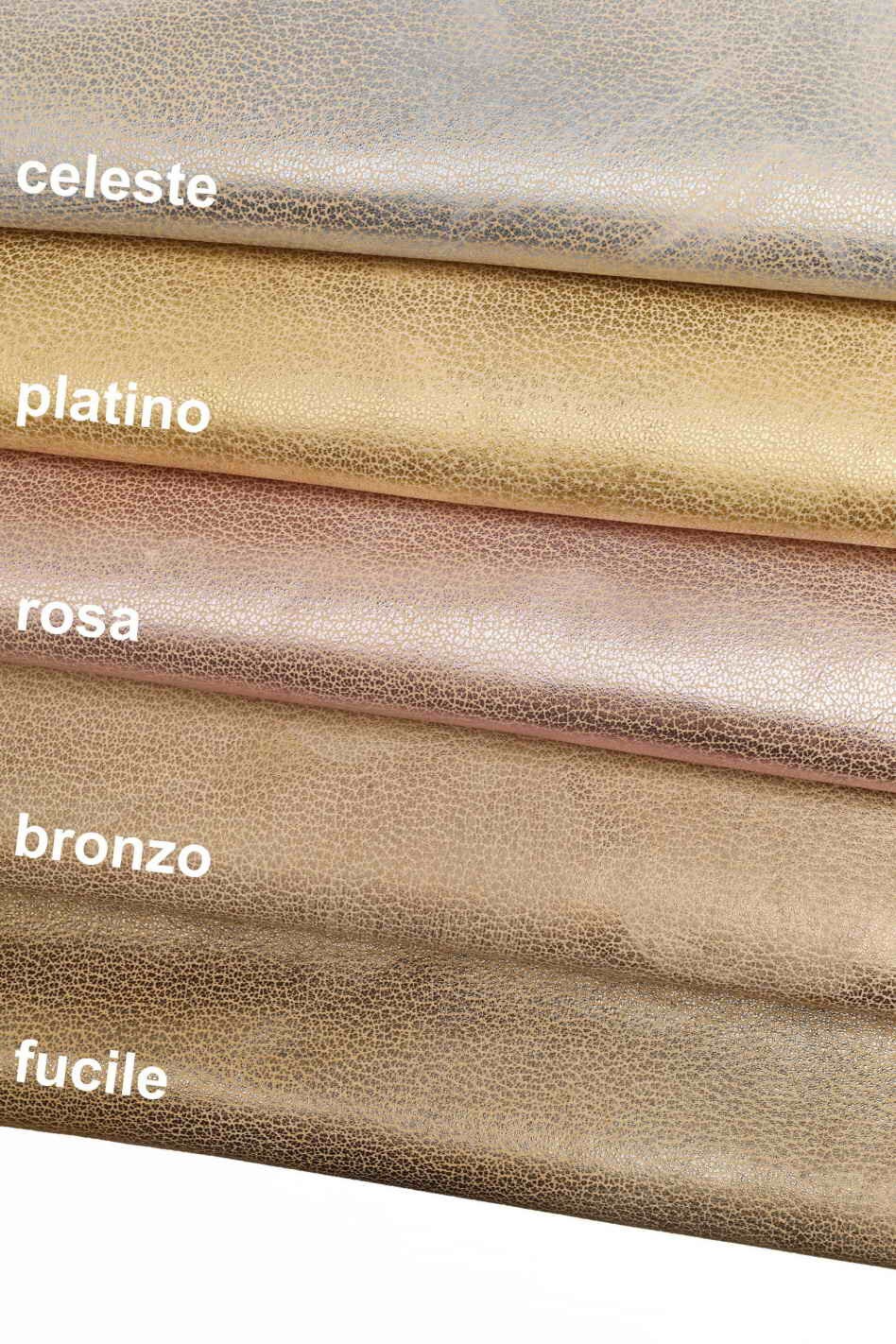 ROSE GOLD Sheepskin Metallic Leather Hides, Foiled Lambskin B11888-MT La  Garzarara -  Denmark