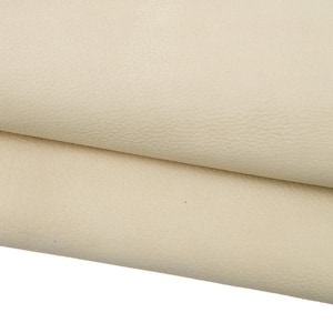 Pellame scamosciato beige chiaro, vitello NABUK qualità TOP, pelle morbida per il fai da te   B17850-TU   La Garzarara