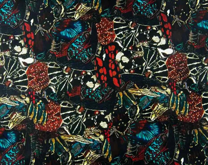 MULTICOLOR textured leather skin, soft printed lambskin, FANTASY leathers for hobbyists B19019-ST La Garzarara