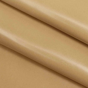PELLE  colore naturale, vitellino liscio pieno fiore alta qualità, pellame lucido colore beige, un po' rigido B13097-TU La Garzarara
