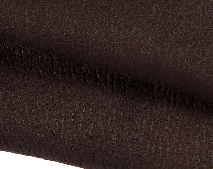 BROWN sporty leather skin, soft SILKY lambskin, semi glossy sheepskin 0.8 - 2.0 mm   B16783-VT   La Garzarara