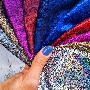 10 Ritagli di pellami unici selezionati, mix di colori, pezzi di pelle assortimento stampe PIXEL e CRAQUELE' come da foto RT15/B