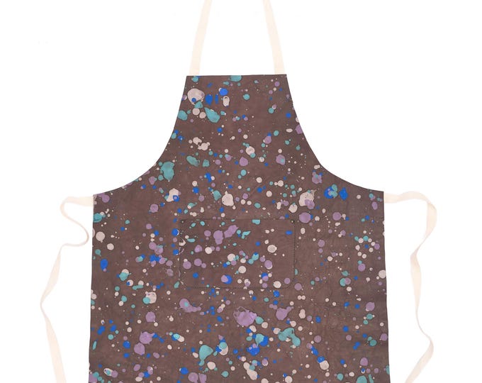 Luxury Leather Apron – Hand-Painted  Customizable, Ideal for Artists, Woodworkers & Tattooists