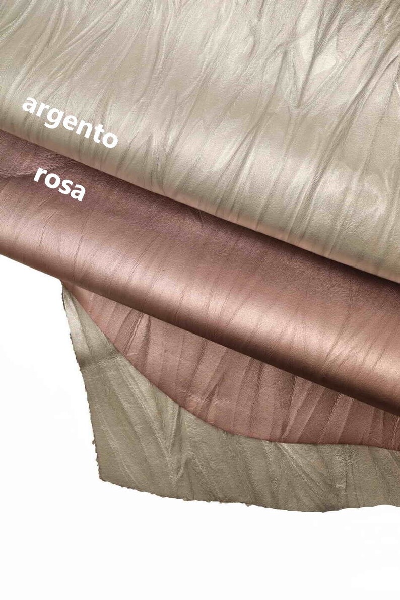 Italian leather La Garzarara soft sporty-refined look laminated calfskins with bark effect print in two colors A9439-MT semigloss ST