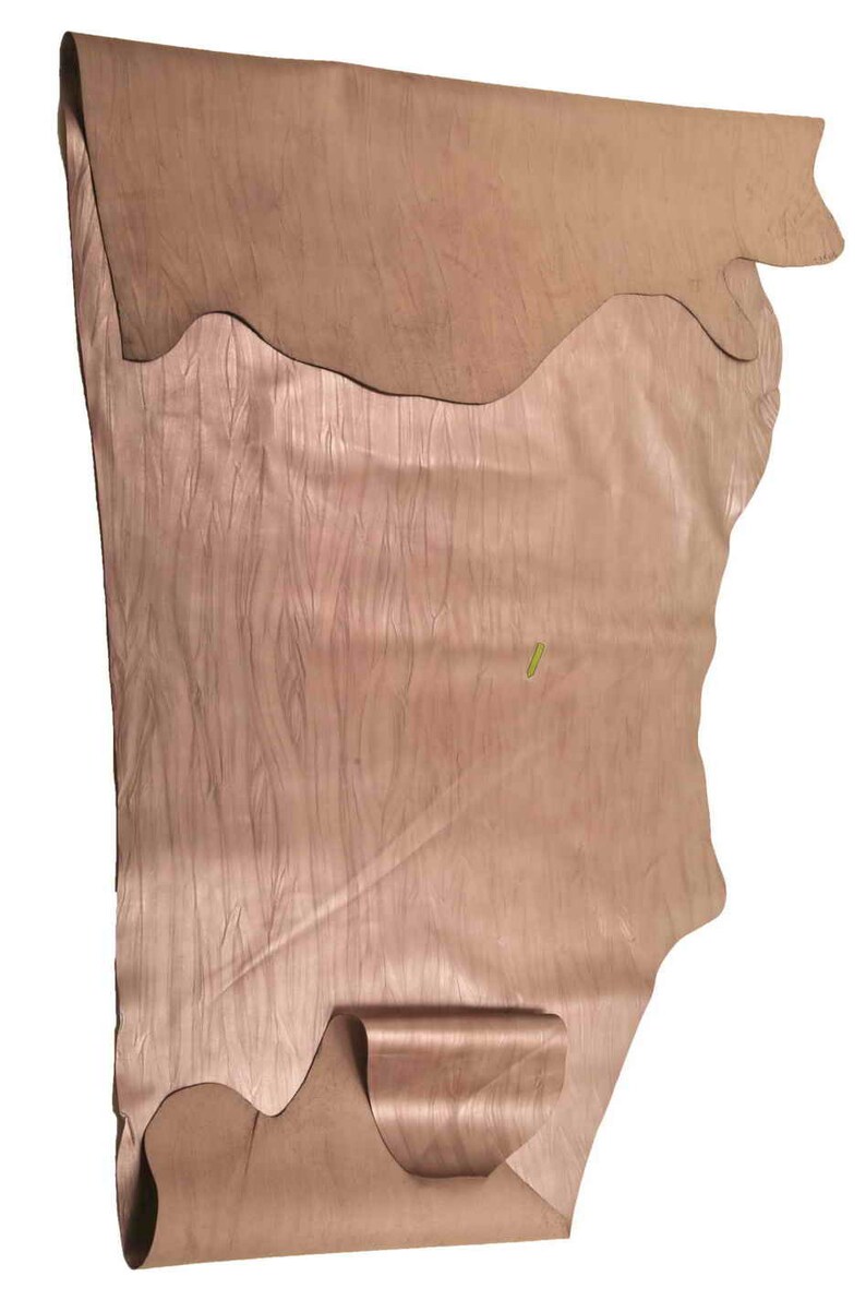 Italian leather La Garzarara soft sporty-refined look laminated calfskins with bark effect print in two colors A9439-MT semigloss ST
