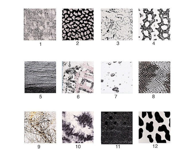 Printed leather hides, leopard lizard letters crackle abstract, full hides available, goatskins and sheepskins  B19238-ST La Garzarara