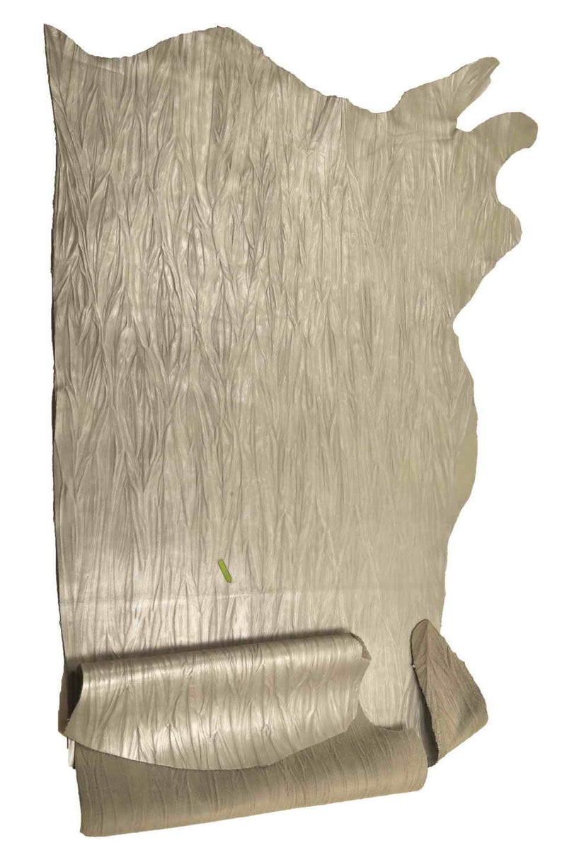 Italian leather La Garzarara soft sporty-refined look laminated calfskins with bark effect print in two colors A9439-MT semigloss ST
