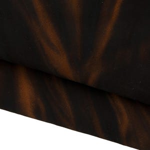 Pelle TYE DYE nero marrone, capra scamosciata effetto stropicciato, pellame morbido vintage B17416-VT La Garzarara
