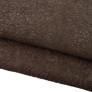 Pelle sportiva marrone fango, pellame agnello LAVATO con grana irregolare, morbido vintage opaco B17450-VT La Garzarara