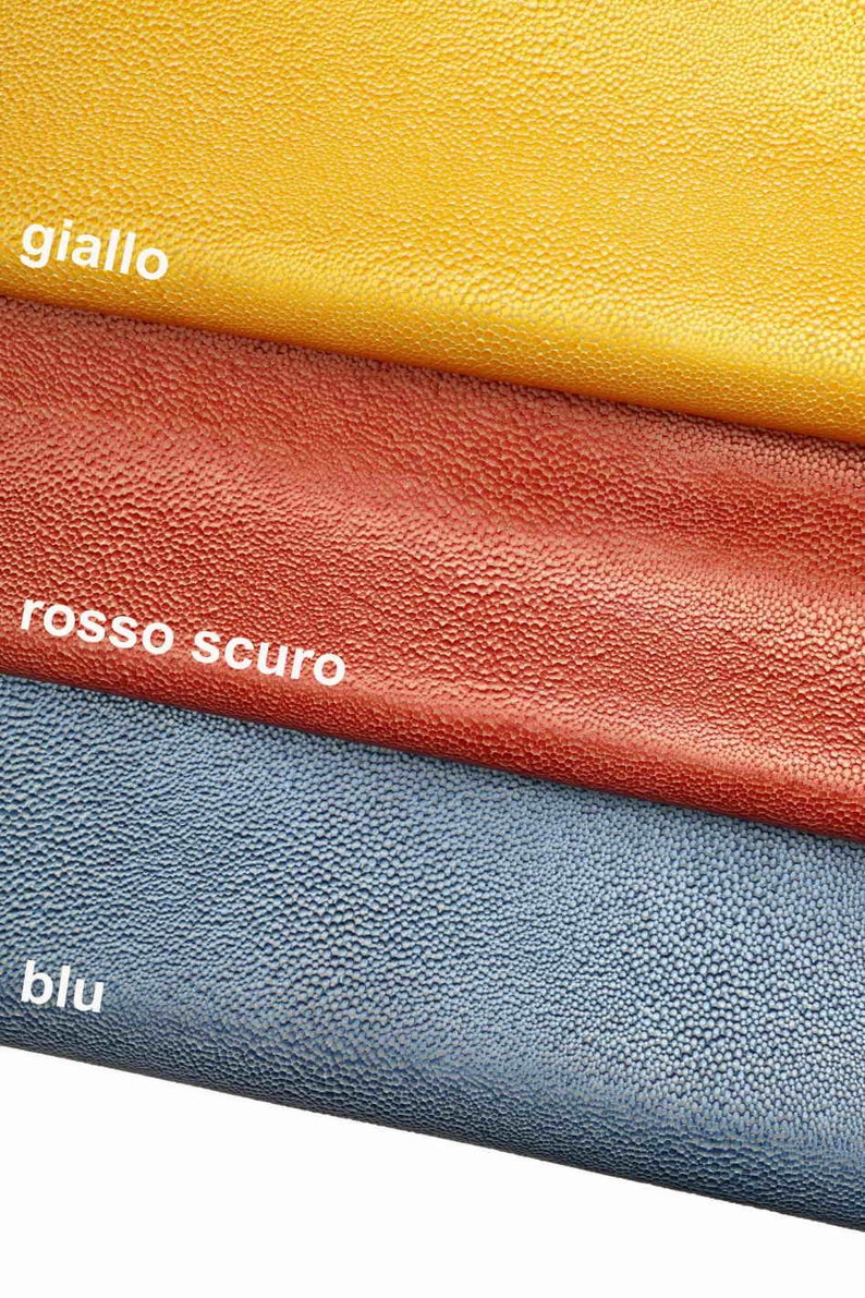 quite shiny and soft available in 3 colors B10977-STF La Garzarara goat with solid color ray print with light-dark color Italian leather