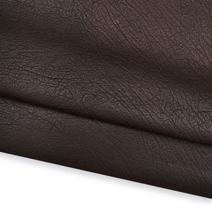 Pellame sportivo marrone, vitello RUGATO morbido, pelle semi lucida  1.2-1.3 mm per artigiani B17773-VT  La Garzarara