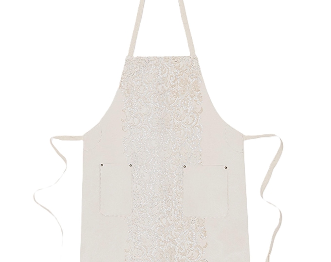 Stylish Unisex Hair on Leather apron - Versatile, Elegant, Ideal for Unique Gifts