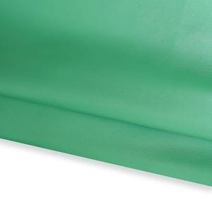 Pelle NAPPA verde menta, pellame liscio di agnello morbido, look opaco 1.2 - 1.2 mm ideale per il fai da te B17191-TU La Garzarara