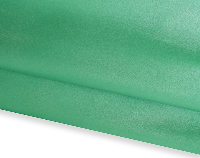 Mint green NAPPA leather skin, smooth soft lambskin, matt sheepskin 1.0 - 1.2 mm perfect for diy projects B17191-TU La Garzarara