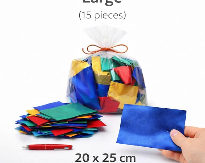 Vibrant LAMINATED leather scraps, colorful metallic skin pieces smooth and textured, BRIGHT multicolor laminated cuts for crafts and DIY