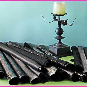 Pellami NERO e GRIGIO, due pelli casuali stampate e/o tinta unita, scamosciate, metallizzate, combinazione da scegliere B14926-ST