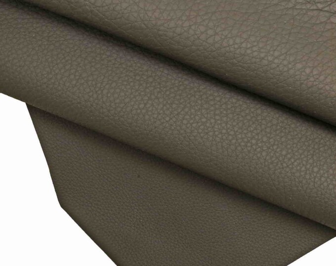 Luxurious Matte Leather Hide, Rubbered Finish, Thick Cowhide, B13062-VT  La Garzarara