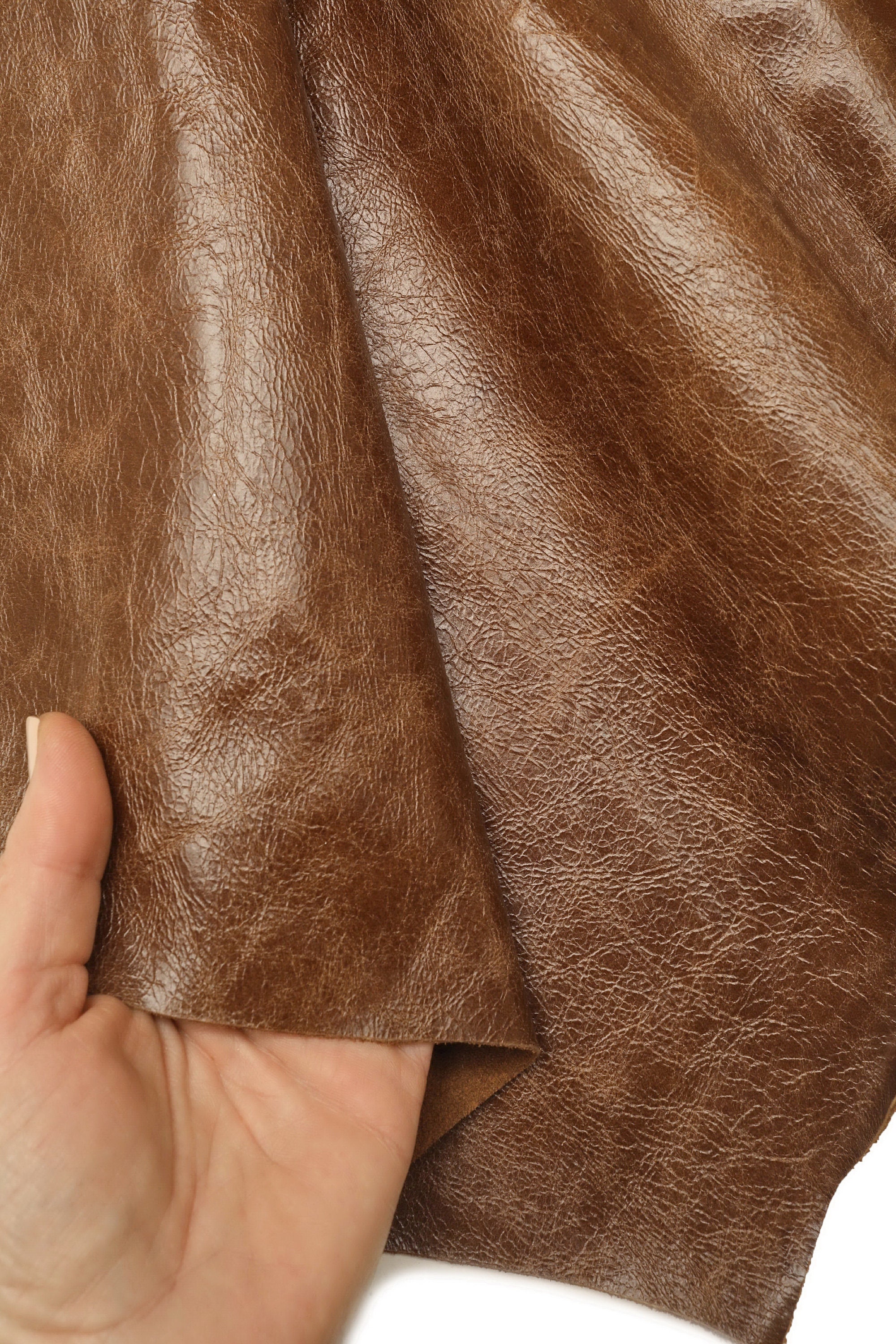 ITALIAN BROWN COLOR leather sheets