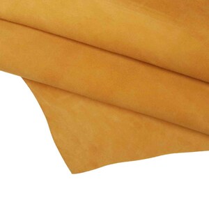 Pellame SCAMOSCIATI MORBIDI, pelli di camoscio capra velour panna, cuoio, rosso scuro B13995-TU La Garzarara