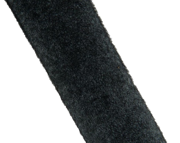 Rare leather skin, Blue goatskin with fabric on the surface, textured goat for artistic craft B19132-TU La Garzarara
