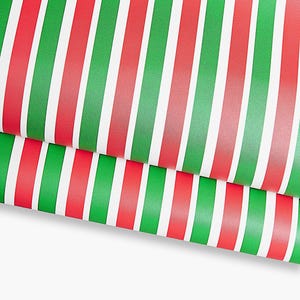 Pelle a RIGHE bianco rosso e verde, vitello stampato colori bandiera italiana, pellame colorato rigato 1.5 - 1.7 mm B17190-ST La Garzarara