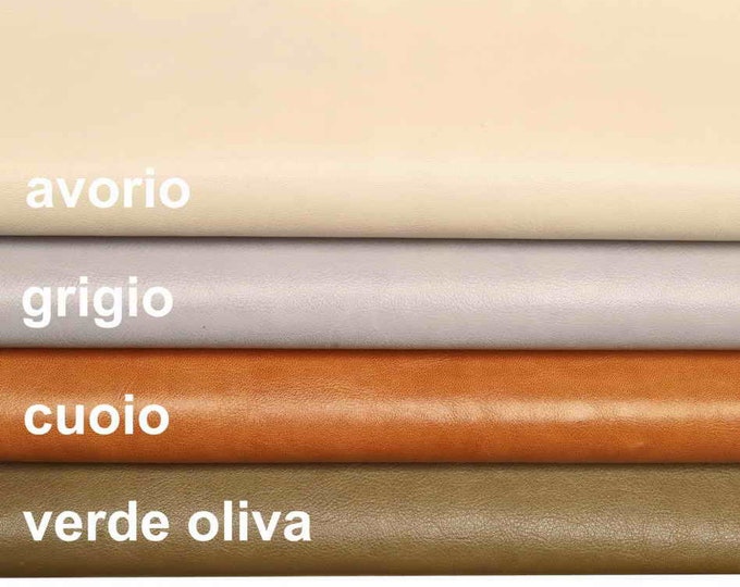 Grainy rough Italian goatskin, grainy goat, soft and thin pebbled hides for sewing B13741-TU La Garzarara