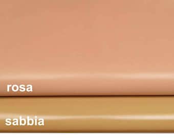 Small natural color leathers, kid leather for wallets and small leather goods, semi-gloss rigid goat B13767-TU La Garzarara