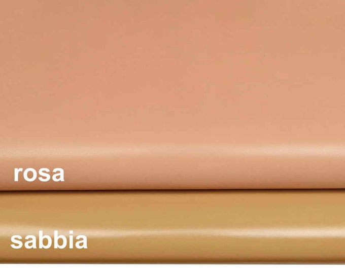 Small natural color leathers, kid leather for wallets and small leather goods, semi-gloss rigid goat B13767-TU La Garzarara