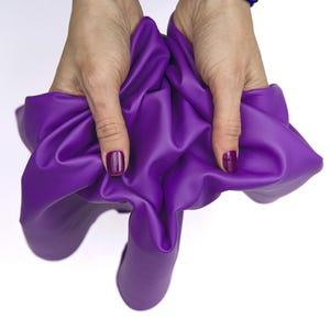 Pelle NAPPA viola, pellame liscio per abbigliamento, agnello morbido per fai da te 0.6 - 0.7 mm B17605-TU La Garzarara