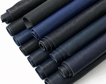 Blue Leather PIECES,  1.0-1.2mm (3-4oz)  1 kg (2 lbs) - 2 kg (4 lbs)  B110