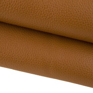 Pellame cuoio con grana, vitello marrone stampa DOLLARO, pelle morbida semi lucida 1.5 - 1.6 mm B17467-TU La Garzarara