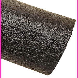 Metallic Black Leather skin – Shiny Goatskin with Blue Highlights & Crinkle Texture hide B16095-MT La Garzarara