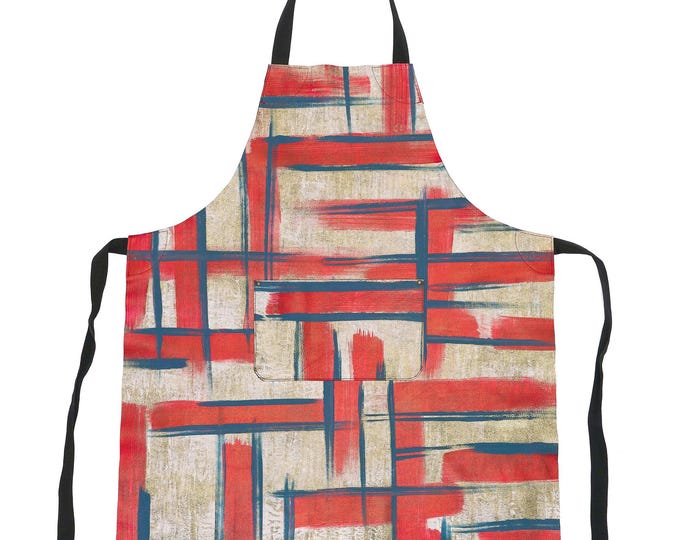 Personalized Hand-Painted Apron for Craftsmen & Chefs - Custom Leather Workwear