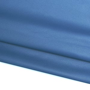 Pelle GRANA dollaro azzurra, pellame blu ceruleo stampato, vitello morbido sportivo, 1.2 - 1.4 mm B17238-TU La Garzarara